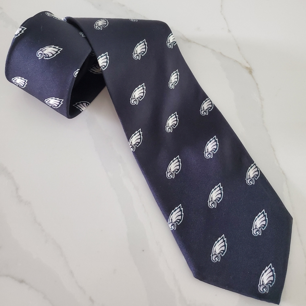 Philadelphia Eagles NFL silk tie